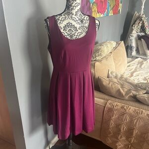 Elle cranberry dress.  Size 12.  Never worn.